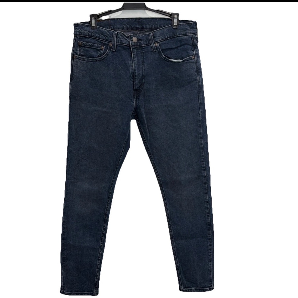 Levis 512 Slim Taper Fit Mens Jeans 33x32 Dark Wash Denim Stretch